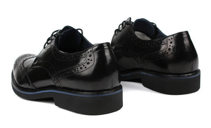 Fashion Brown Tan / Black / Brown Dress Shoes Mens Business Shoes Genuine Leather Wedding Shoes Male Oxfords Social Shoes