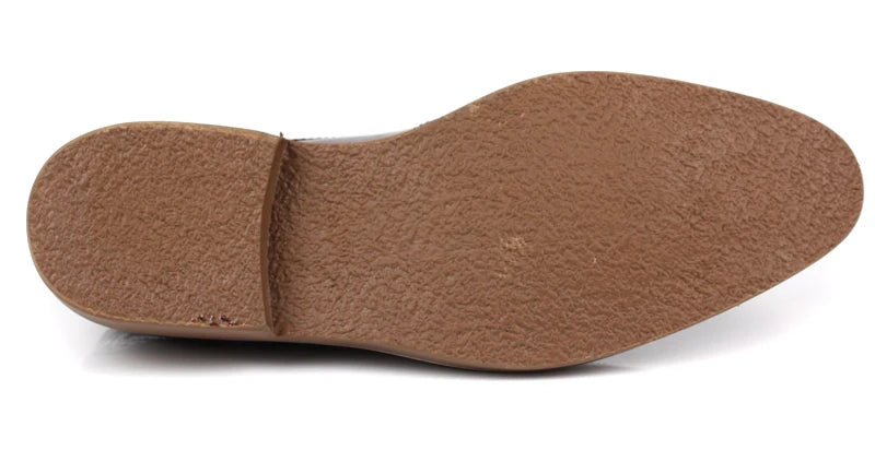 Fashion Brown Tan / Black / Brown Dress Shoes Mens Business Shoes Genuine Leather Wedding Shoes Male Oxfords Social Shoes
