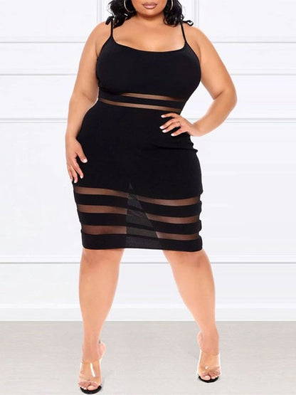 XL-5XL Plus Size women summer clothing sexy dress fashion casual black short sleeve halter club dress Wholesale Dropshipping